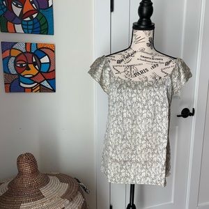 Vanessa Bruno Athe silk square neck top